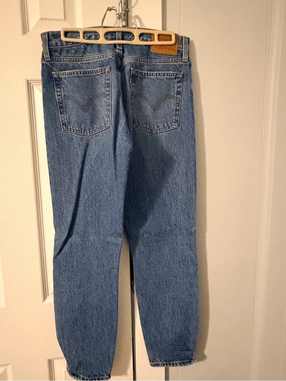 Levi's High Rise Distressed Blue Jeans